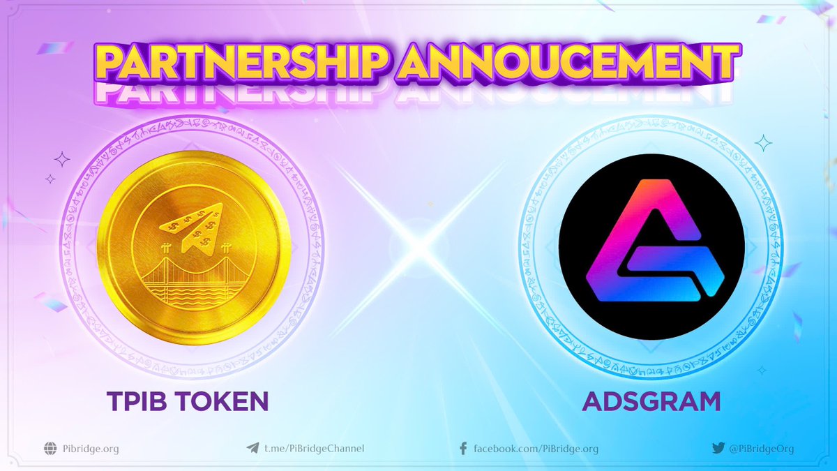 TPIBToken's tweet photo. ￼￼🚀🤝TPIB TOKEN x ADSGRAM – BIGGER REACH, BIGGER SUCCESS! ￼🏆💫

We’re excited to announce our strategic partnership with @Adsgram_ai, powered by a $50,000 grant from the TON Foundation. With over 250 Miniapps connected, AdsGram will help TPIB Token grow faster and reach further in the crypto world! ￼

￼👉🏻Join Telegram: https://t.co/u5s85wIWXt
🌍More at: https://t.co/oHLjmMSiP3

#TPIBxAdsGram #CryptoGrowth #TPIBToken #TONFoundation #Telegram