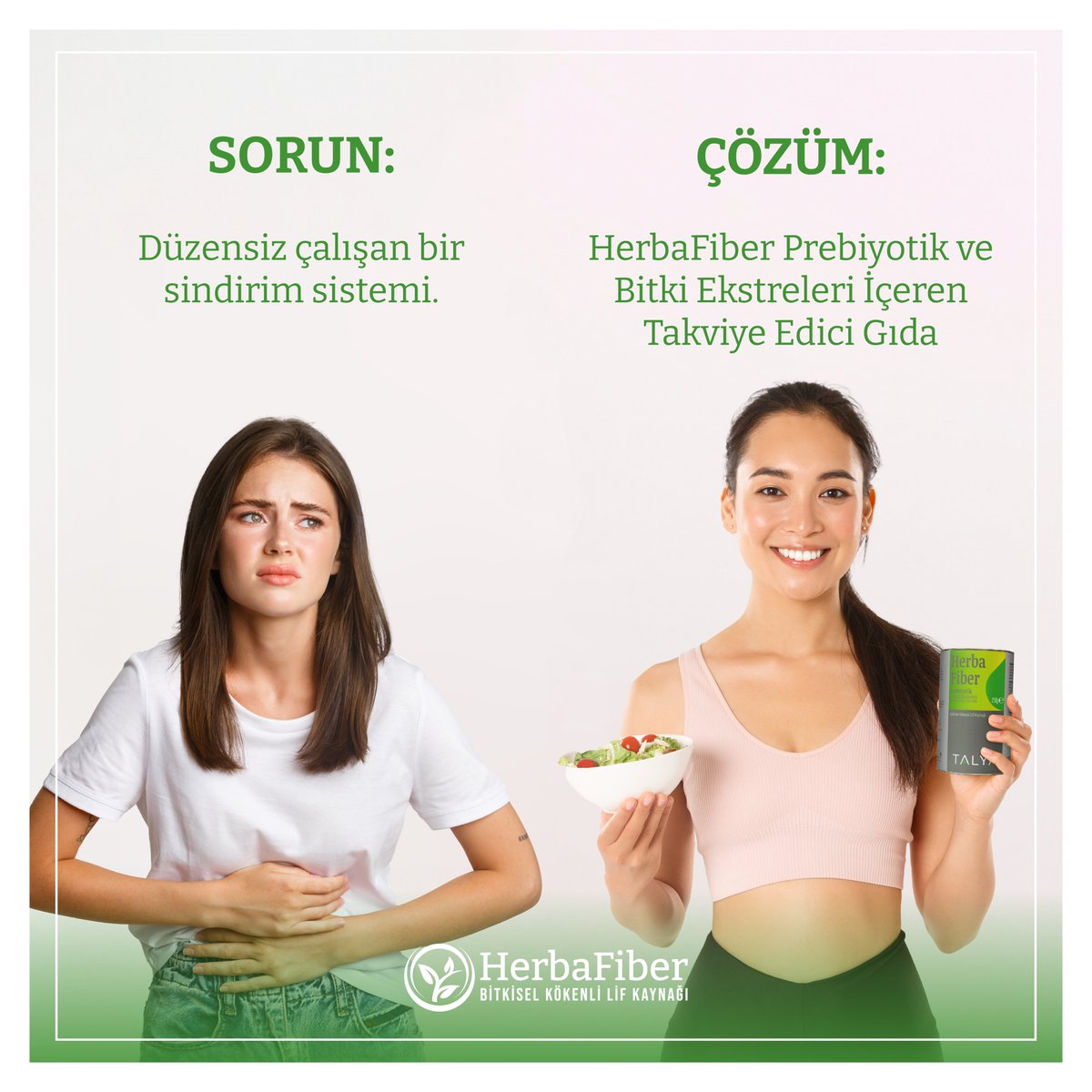 Düzensiz çalışan sindirim sistemine çözüm HerbaFiber'da! Prebiyotik ve bitki ekstreleri içeren bu takviye edici gıda ile sindirim sistemini dengele ve gün boyu hafif hisset.💚 
#HerbaFiber #lifkaynağı #lifligıdalar #prebiyotik #talya #kendimiseviyorum #bağırsaksağlığı