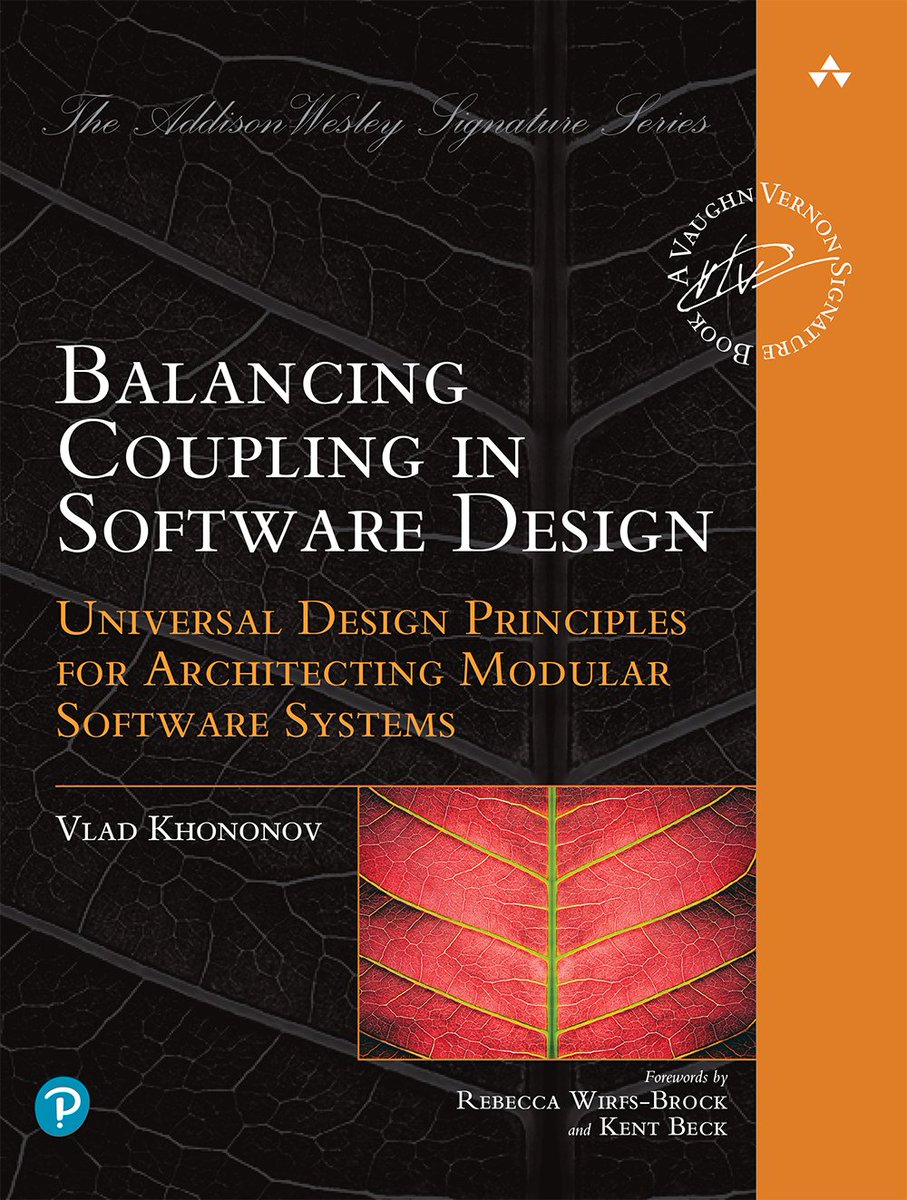 Okay, that’s it. No more “soon,” no more “early next year,” no more “sometime next year.” Balancing Coupling in Software Design has gone to the printers!!!!! It’s three years late, but in my defense, I can say: a) it’s the most challenging project I’ve ever worked on, and b)