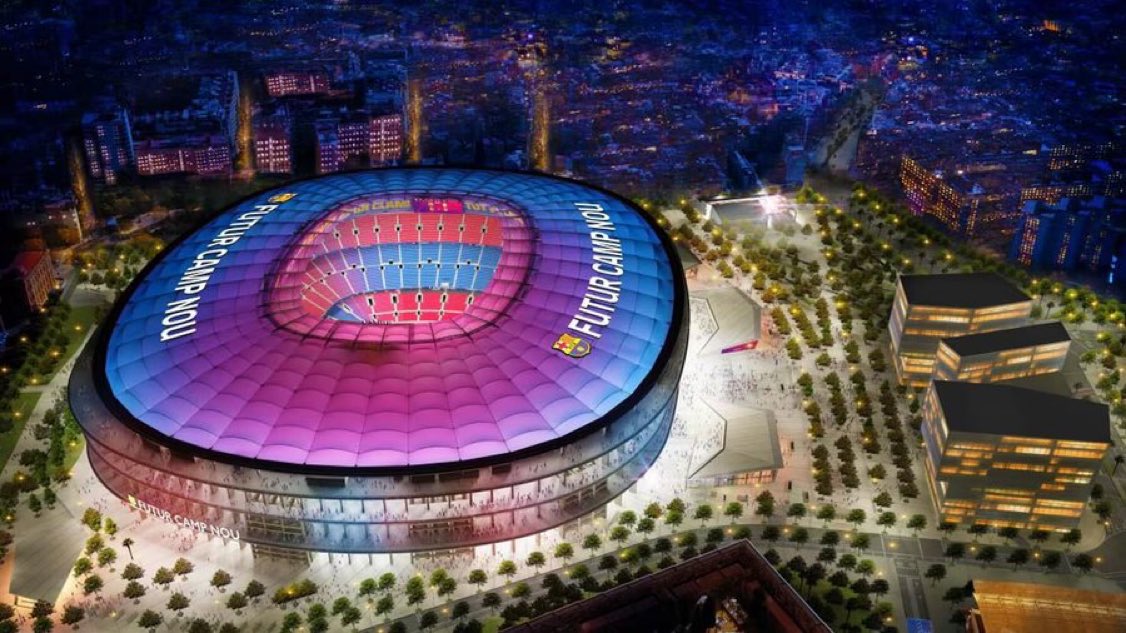ManagingBarca's tweet photo. 🚨🚨🌕| JUST IN: FC Barcelona have expressed interest in hosting the Finalissima in March 2026 at the New Spotify Camp Nou. @GermanCarrara 🏟️🏆🔴🔵 https://t.co/yfZ50F1fCi