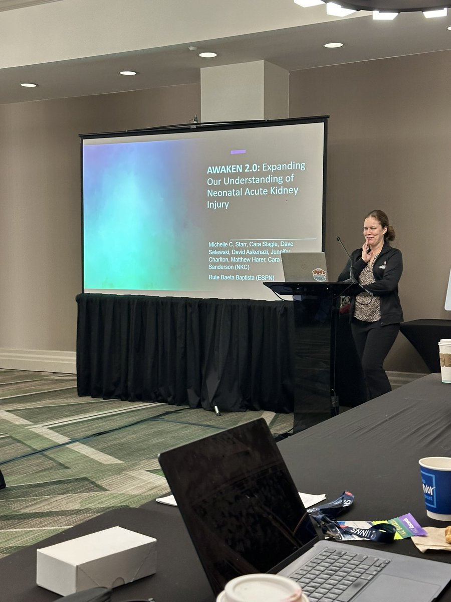 Neonatal Kidney Collaborative (NKC) (@neonatalkidney) on Twitter photo The next iteration of AWAKEN is happening! Now presenting the AWAKEN 2.0 study at RINK is PI <a href="/mcstarr1/">Michelle Starr MD MPH</a>. Thanks to <a href="/BWFUND/">Burroughs Wellcome Fund</a> for supporting this meeting. The next iteration of AWAKEN is happening! Now presenting the AWAKEN 2.0 study at RINK is PI <a href="/mcstarr1/">Michelle Starr MD MPH</a>. Thanks to <a href="/BWFUND/">Burroughs Wellcome Fund</a> for supporting this meeting.