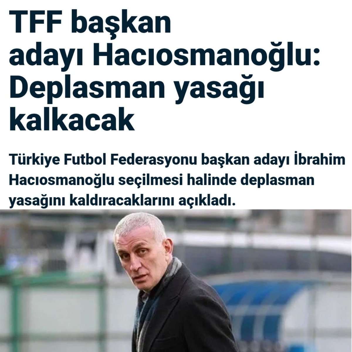 Kamuoyuna; 

Yıllardır süregelen ve tamamen keyfi bir şekilde uygulanan deplasman yasakları, takımlarına gönül vermiş tribün emekçilerinin sabrını taşırmaktadır. Her türlü pisliğin döndüğü futbol iklimimizde tüm yasakları ve yasaları tribün emekçilerine uygulayan bu düzenin