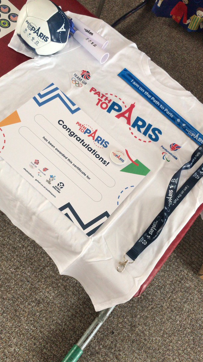 st_johnripley's tweet image. The children have been excited to hear that we are to have a visit from @Paralympics @TeamGB Wheelchair Rugby player @drcowling in October as reward for the children’s efforts with #pathtoparis in the summer term and then all these rewards have turned up as well. ♥️