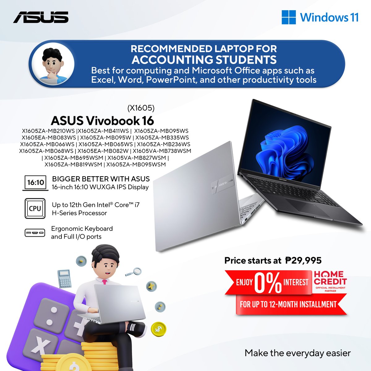 ASUSph's tweet image. Looking for the perfect laptop to match your college lifestyle? Check out these top ASUS picks!💡

Which one suits your style? Let us know in the comments! 👇
#ASUSlaptop #ASUSVivobook #ASUSZenbook #StudentLife #LaptopRecommendations