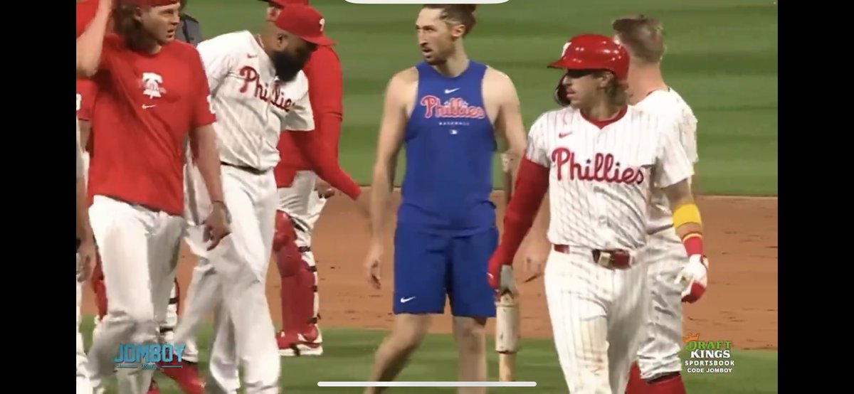 Drue_Short's tweet photo. @Jomboy_ Seeing Strahm ready to chuck knucks in his Pilates outfit made me laugh out loud https://t.co/78xoNy4m59