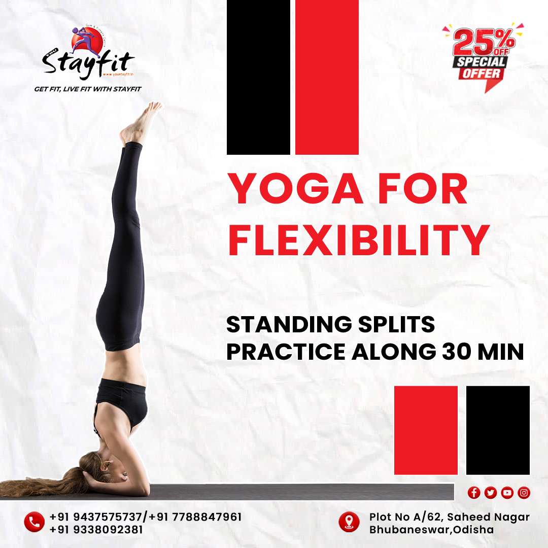 youstayfit's tweet image. 🧘‍♀️ Master the Standing Split at StayFit Gym! 🧘‍♂️
This powerful pose boosts flexibility, balance, and leg strength while stretching hamstrings and opening hips. Our expert instructors guide you step-by-step to perfect alignment and safety.
#StandingSplit #YogaBenefits #StayFitGym