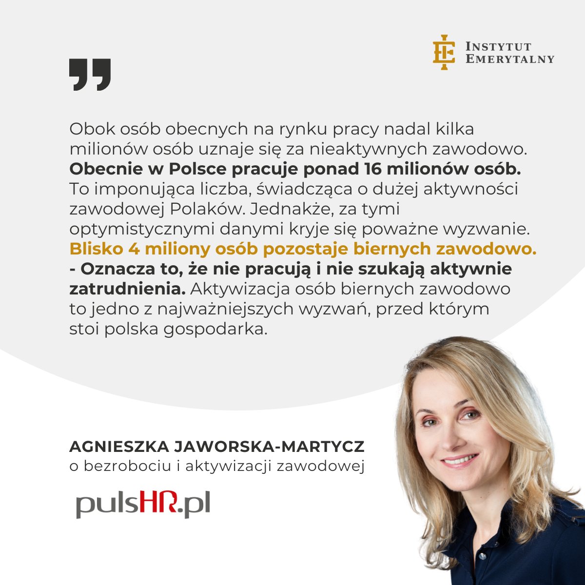 Inst_Emerytalny's tweet photo. https://t.co/rPbrnS1EsF: Jest lepszy wskaźnik obrazujący sytuację na rynku pracy niż bezrobocie - komentuje Agnieszka Jaworska-Martycz we współpracy z dr @ElizaMisiecka #GENESISPR ⬇
https://t.co/6qZ500cS09 https://t.co/Zclecc2Vkm