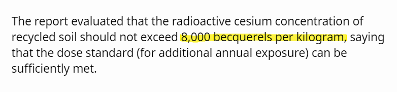 aqua52043525's tweet photo. The japanes govt plans to use 75% of the 14 million m3 of soil brought into intermediate storage facilities to be recycled &amp; used in public projects. 

The Solution to Pollution Is Dilution
redistribution
https://t.co/shcLES2vOO… #Nuclear #nuclearEnergy #fukushima Japan-style https://t.co/XtfQevRLpu
