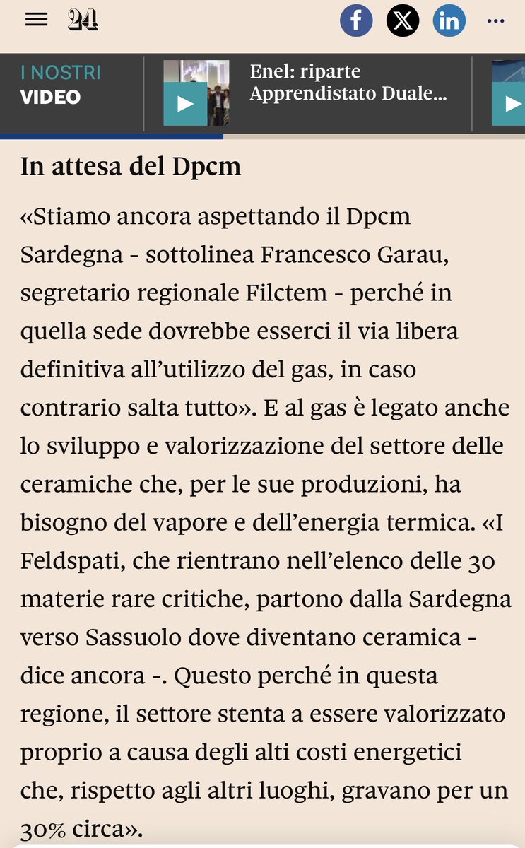FilctemS's tweet image. Il nostro segretario generale, Francesco Garau, intervistato da “Il Sole 24 ore” a proposito dell’annosa questione energetica

ilsole24ore.com/art/costi-ener…

#industria #lavoro #energia #filctem  #vertenzeaperte  #francescogarau #ilsole24h