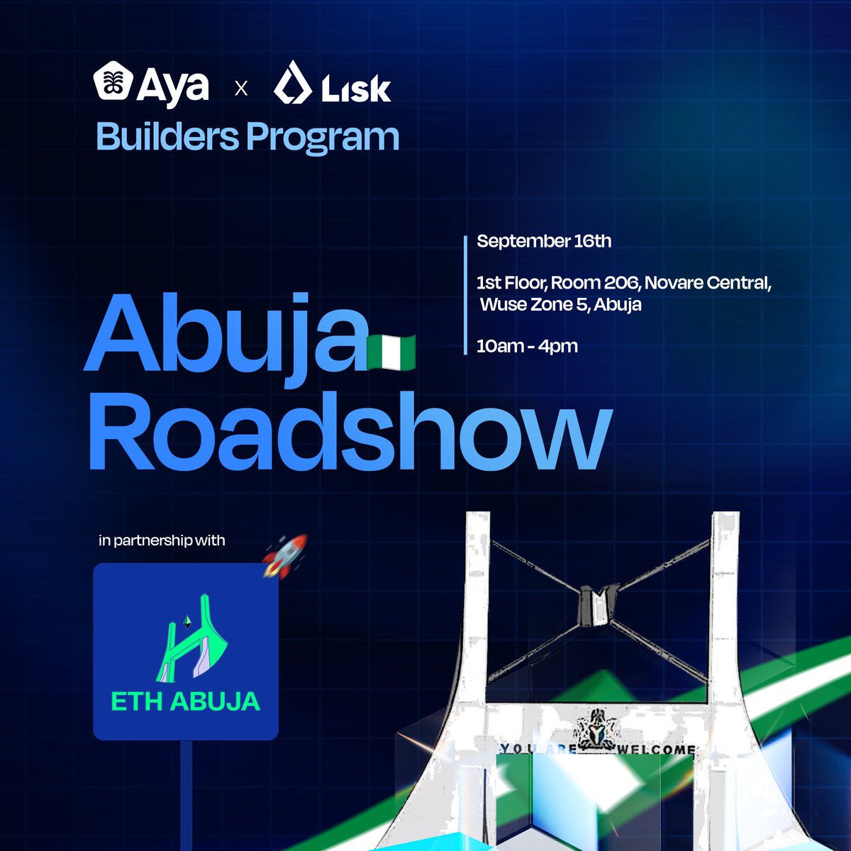 WikicatStalwart's tweet image. Nigeria, here we come 🔥🔥
#onchainBuildersProgram

Owerri Roadshow- 20th Sept
lu.ma/2m0ocb2p
Kaduna Roadshow- 21st Sept
lu.ma/fie4dtco
Jos Roadshow 23rd Sept
lu.ma/xkdn0c9v
Abuja Roadshow- 28th Sept
lu.ma/1vowhtwk

$WKC $WAR $TWD $WAR $PHT