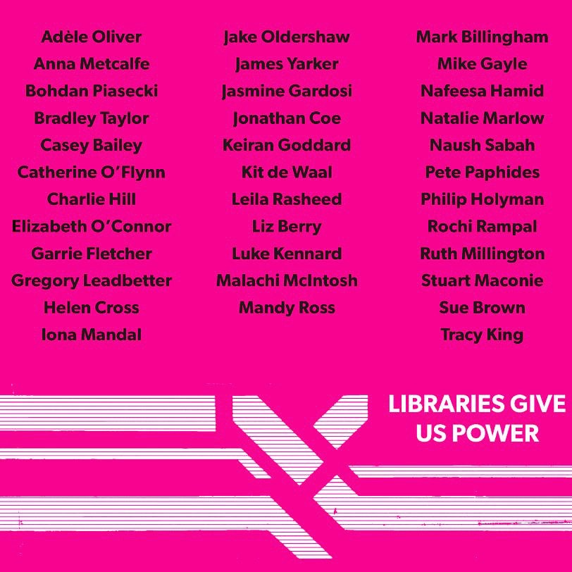 Libraries give us power! ✊💘 Our Brum Library Zine team. Birmingham writers championing Birmingham’s 35 beautiful, vital community libraries. Coming 21st September. Join the fight at <a href="/BrumLibraries/">Birmingham Loves Libraries</a>