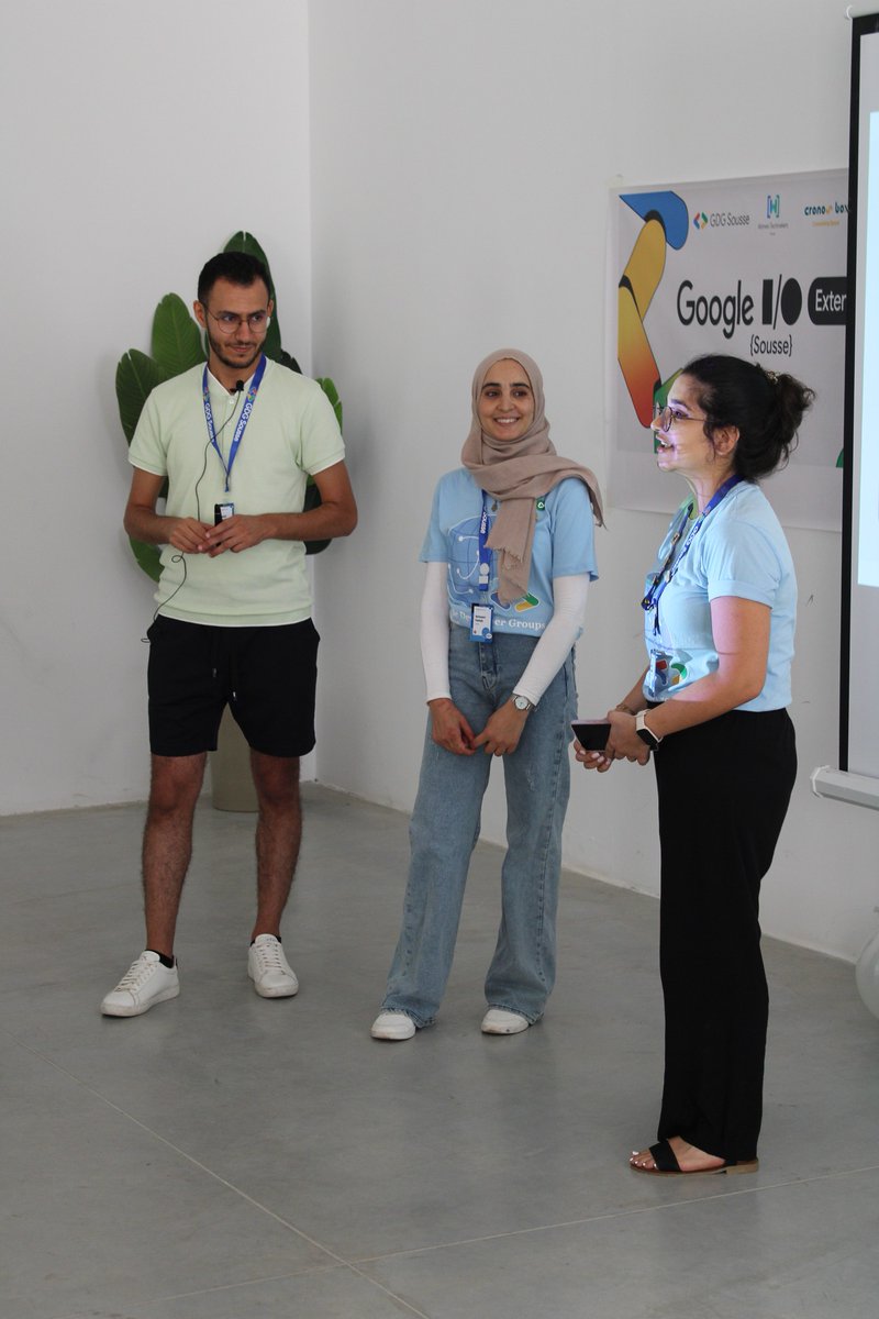 AbirLakhal3's tweet photo. As a GDG Sousse member, I had the amazing opportunity to participate in the organization of Google IO Extended Sousse 2024 and share my experience! ๐
#GoogleIOExtended #google #gdgMena #flutter #cloud #android #AI #Cloud https://t.co/PtbBcsnyza