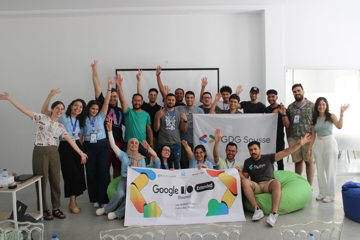 AbirLakhal3's tweet photo. As a GDG Sousse member, I had the amazing opportunity to participate in the organization of Google IO Extended Sousse 2024 and share my experience! ๐
#GoogleIOExtended #google #gdgMena #flutter #cloud #android #AI #Cloud https://t.co/PtbBcsnyza