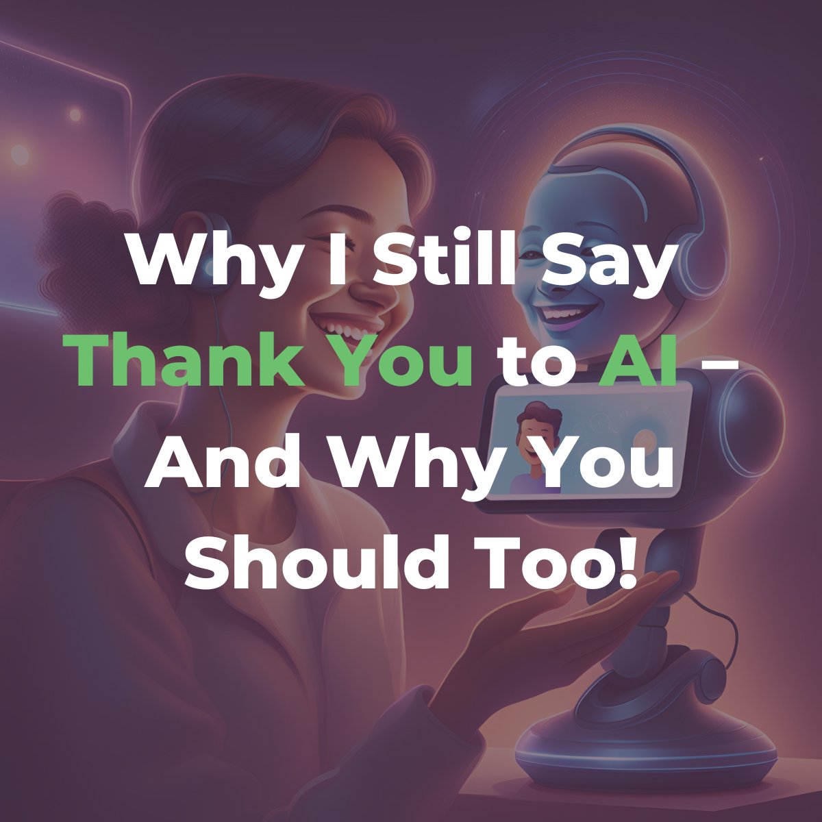 I’m still doing it—saying #thank #you to #AI 🤖 and acknowledging its contributions. It’s clear that the data we input today will shape the #models of tomorrow 🔮. How we interact with AI now will influence how it evolves in the future. 

Be kind to everyone 💖.

#CobieAI