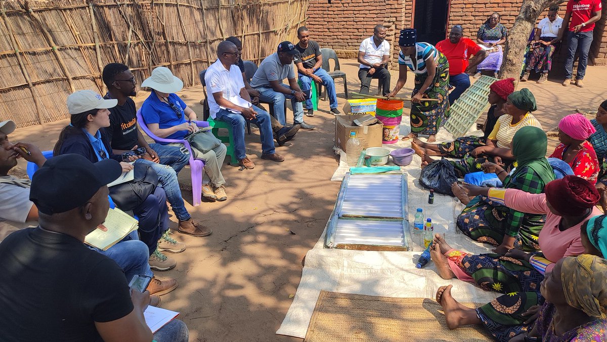 titukulaneRFSA's tweet photo. Day 3 of the USAID/BHA visit to Titukulane interventions in Zomba and Mangochi, appraising household and community transformations. Beneficiaries are sharing their joys of participating and stories of sustainability as the project is winding down after a successful 5 years... https://t.co/4Fm7HdtE1u
