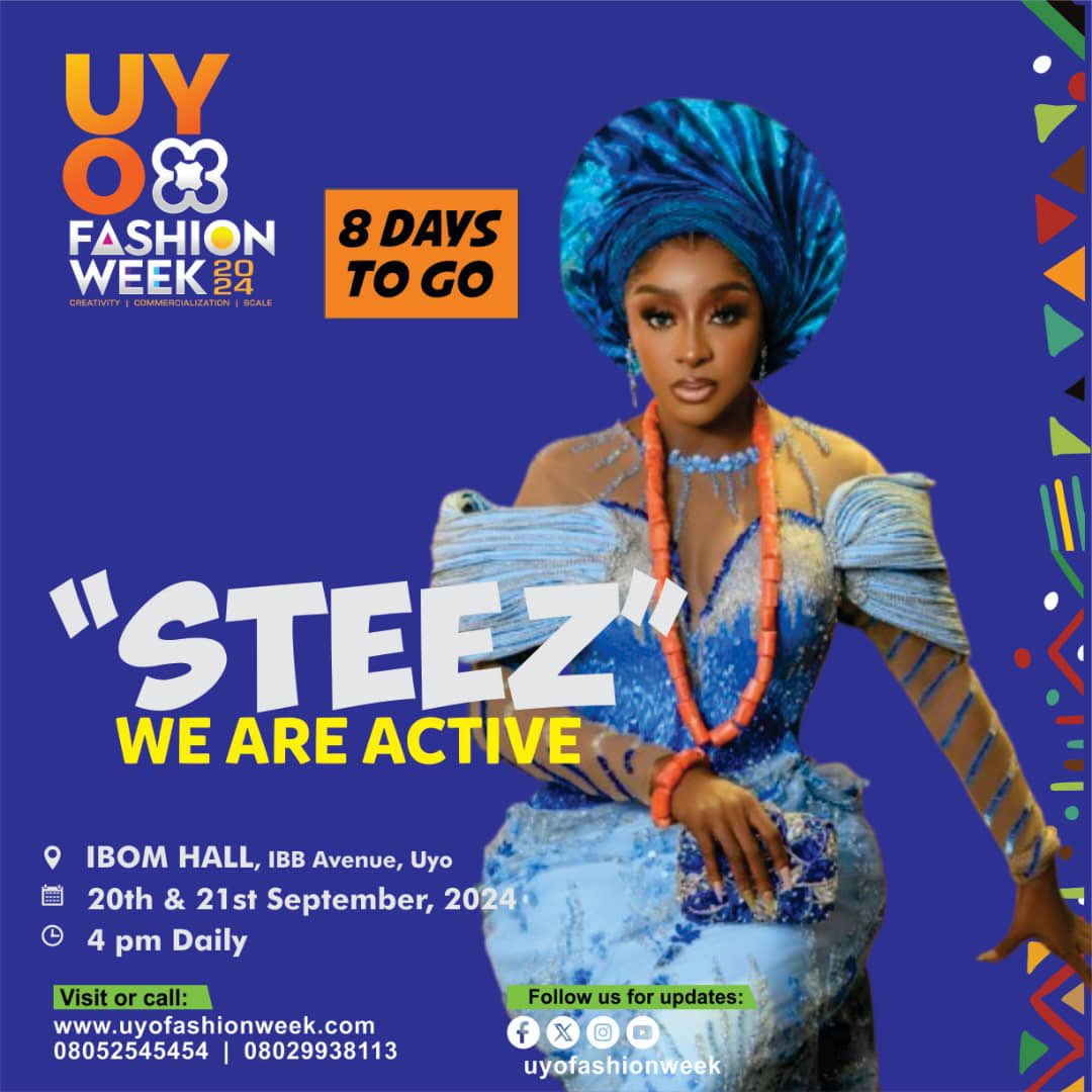 💯 STEEZ, as Uyo Fashion Week returns 

#uyofashionweek2024