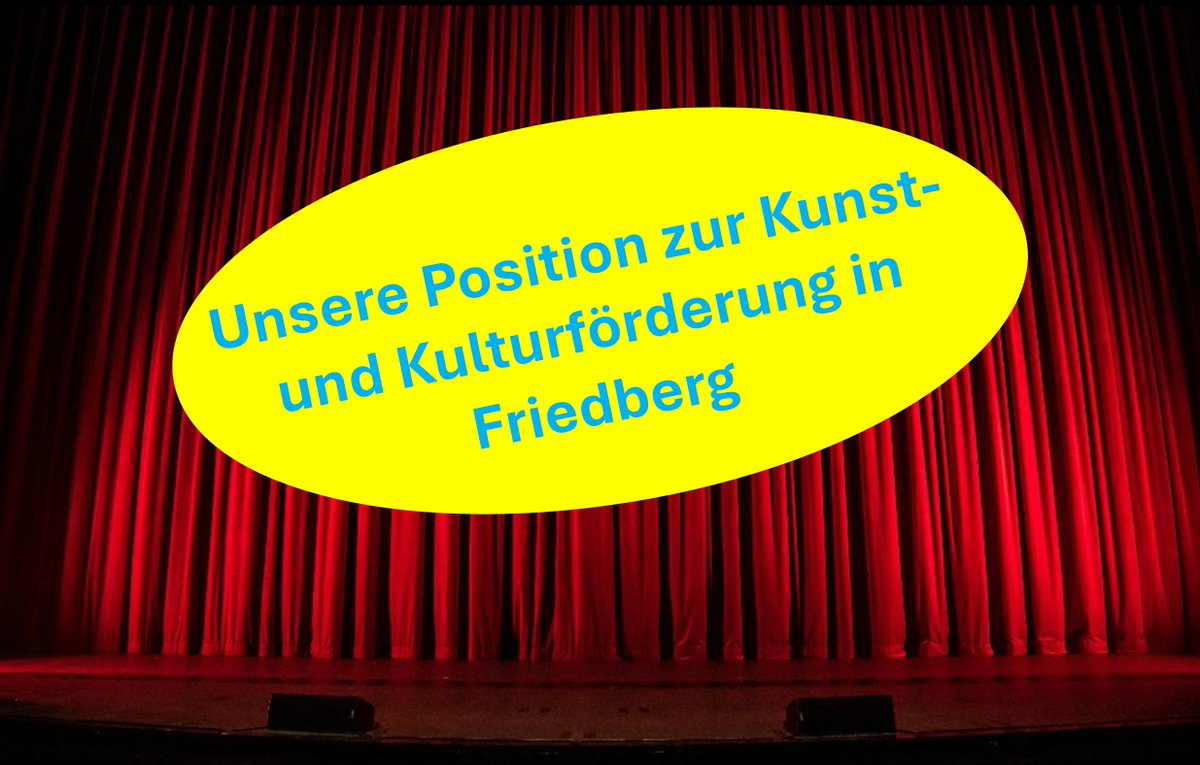 “Die Kunst ist eine Tochter der Freiheit!“ wusste schon Schiller; deshalb ist uns das Thema Kunst- und Kulturförderung so wichtig, dass wir ein Positionspapier dazu geschrieben haben. Ihr findet es unter fdp-friedberg-hessen.net

#friedberg #friedberghessen #fdpfriedberg