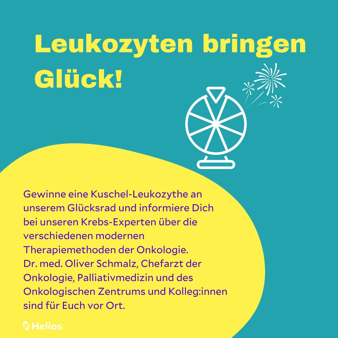 ✨ Noch 2 Tage! ✨ Am 14. September 2024 startet unser Tag der offenen Tür! 🚪 Von 10 bis 15 Uhr gibt's nicht nur spannende Einblicke, sondern auch die Chance, etwas zu gewinnen: 🍀 "Leukozyten bringen Glück!" – Drehe unser Glücksrad und gewinne eine Kuschel-Leukozyte! 🤗
