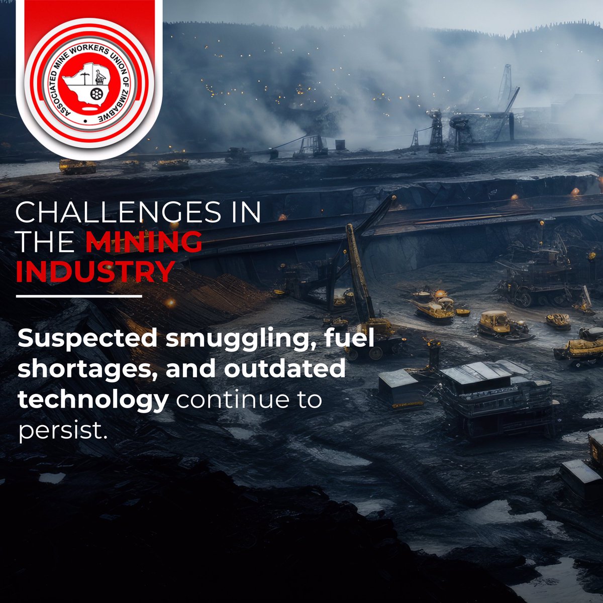 amwuz_zw's tweet image. At AMWUZ, we&apos;re committed to overcoming these hurdles through innovation, education, and advocacy, ensuring a safer and more sustainable future for all miners. 💪🏾 #AMWUZ ##MiningChallenges #sustainablemining