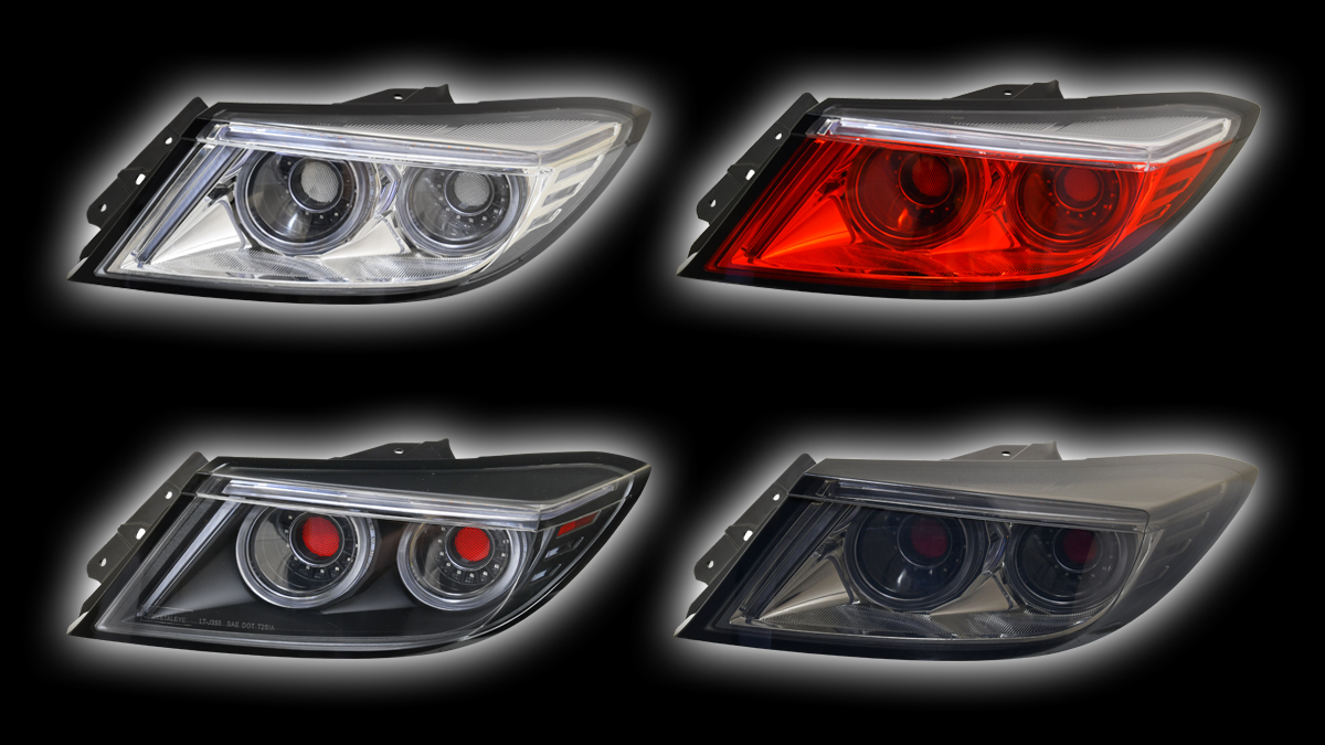 KAZU　クリスタルアイテールランプ ZN8 GR86 ZD8 BRZ バルカンファイバーLEDテールランプ