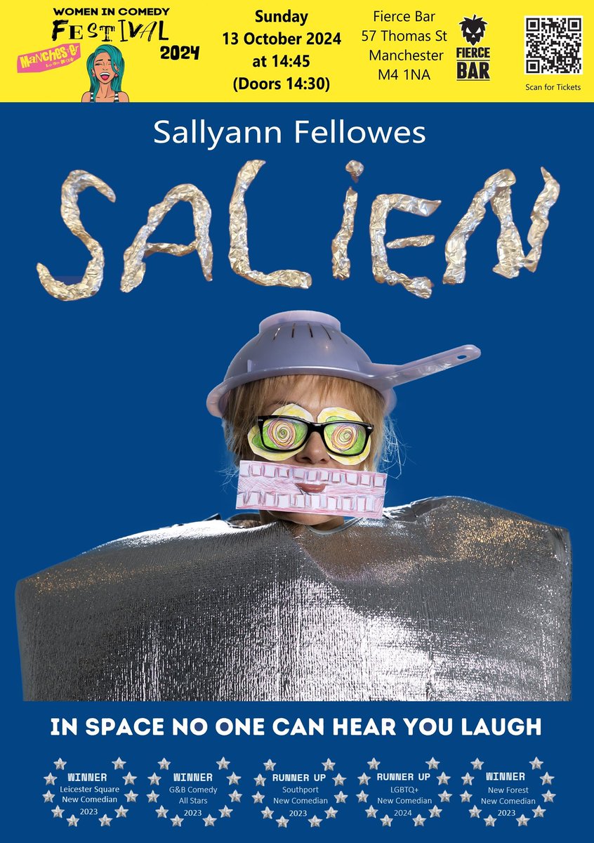 Sallyann Fellowes (@s_fellowes) on Twitter photo If you haven't seen my giant head last SALIEN show about not fitting in at <a href="/womenincomedyuk/">manchester_comedy</a> #Comedy
#canalstreetmcr #MANCHESTER
#queercomics #ActuallyAutistic ticketsource.co.uk/booking/select… If you haven't seen my giant head last SALIEN show about not fitting in at <a href="/womenincomedyuk/">manchester_comedy</a> #Comedy
#canalstreetmcr #MANCHESTER
#queercomics #ActuallyAutistic ticketsource.co.uk/booking/select…