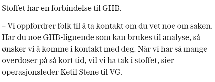 Uansett hva du vet - Ikke ta kontakt DIREKTE MED POLITIET. Da kan du fort inkriminere deg. Ta kontakt med en advokat!

(Dette KAN være brukerjakt forkledd som skadeforebygging)