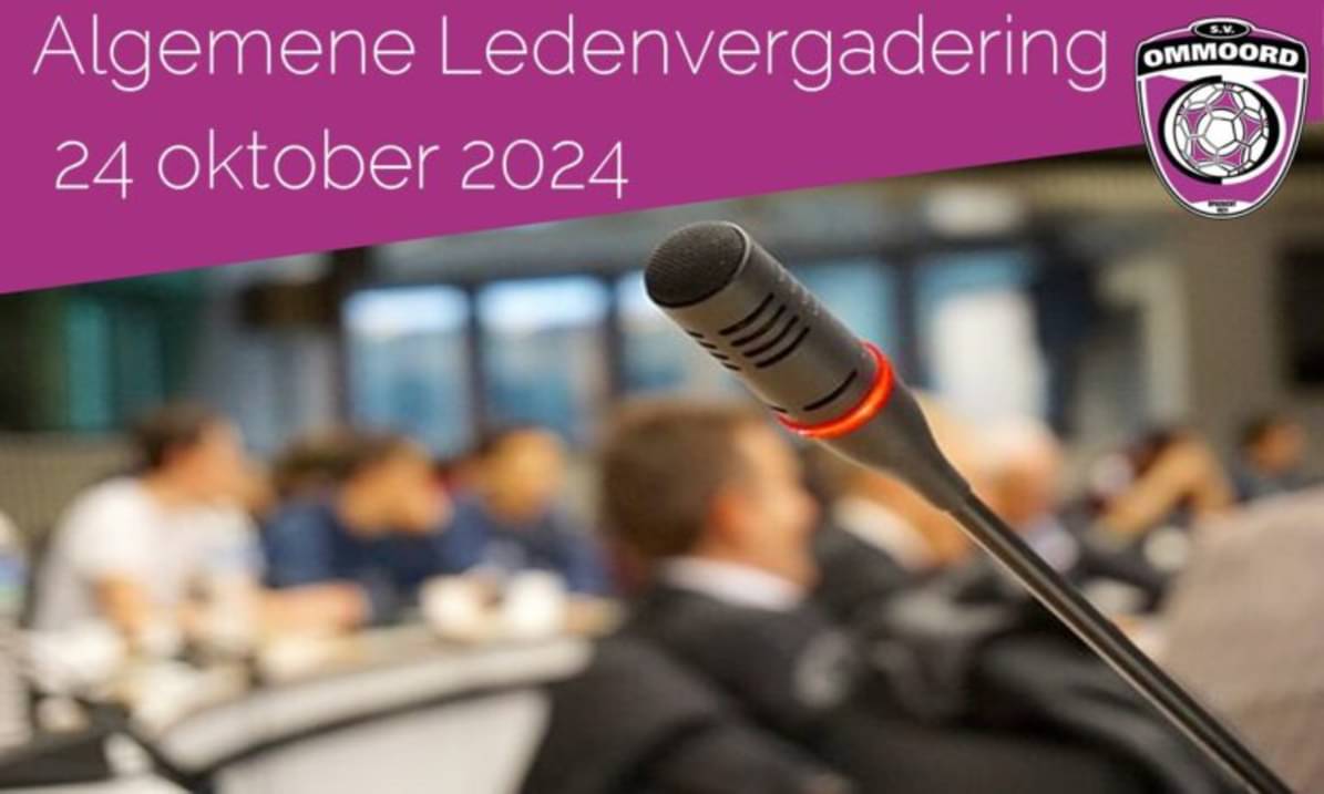 De ALV zal dit jaar plaats vinden op do 24 oktober 2024 – aanvang 20.00 uur in de kantine van S.V. Ommoord.
Alle leden, ouders van (jeugd-)leden, leiders, trainers en alle andere vrijwilligers zijn van harte welkom.

svommoord.nl/algemene-leden…