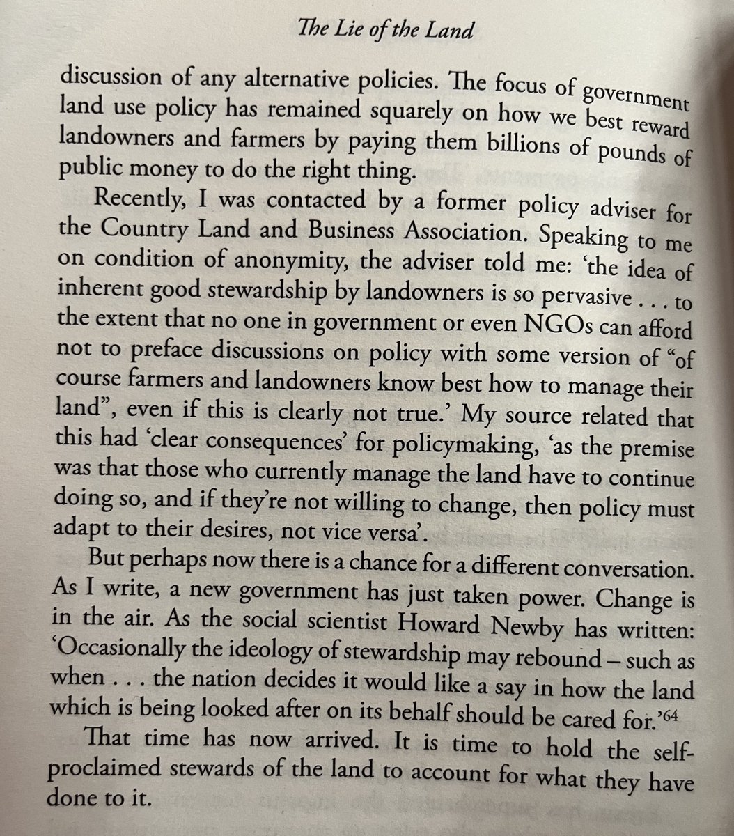 It's come to my attention that the Country Land &amp; Business Association (CLA) has sent a briefing to journalists trying to counter "overinflated" claims made in my new book, The Lie of the Land 😂

If they're rattled now, wait until they read what one ex-CLA whistleblower told me: