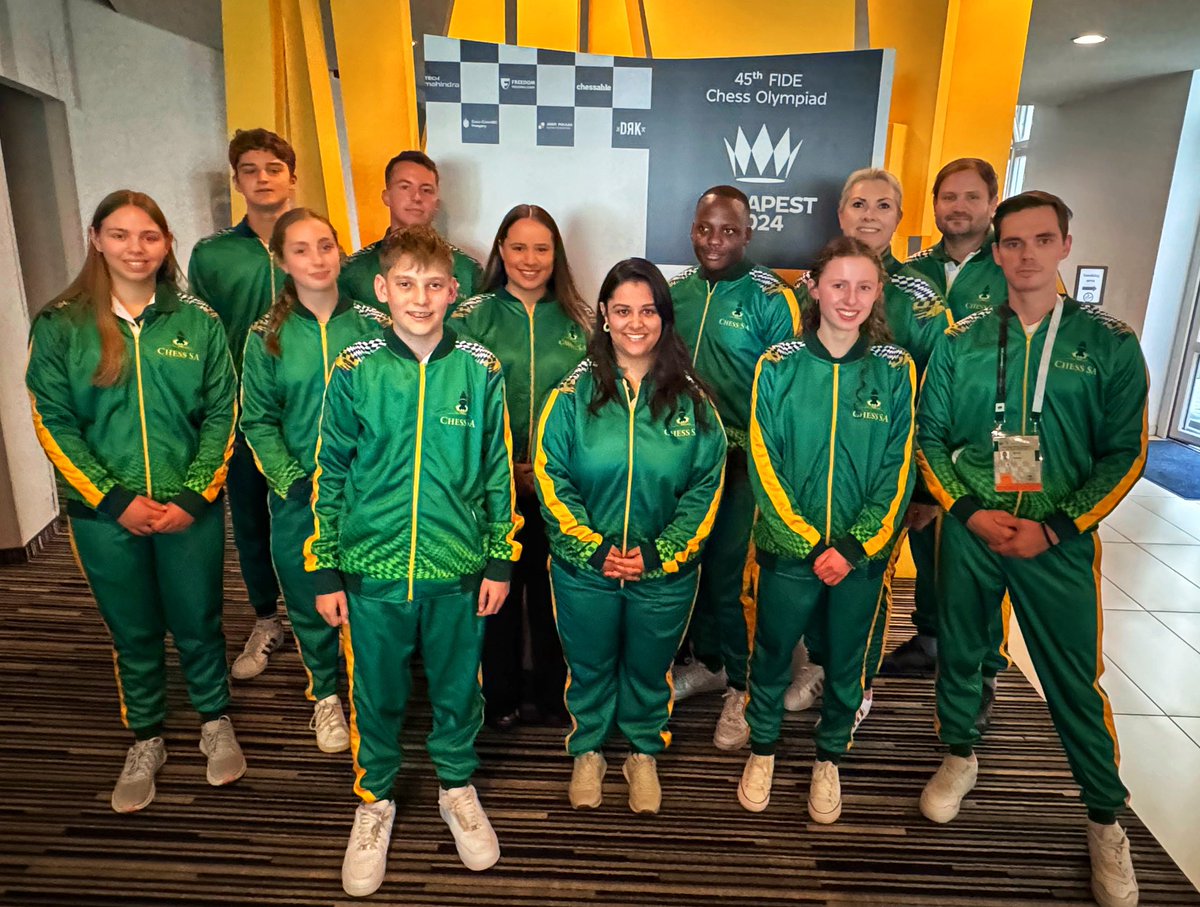 Best of luck to the South African men and women chess teams representing us at the Chess Olympiad in Budapest! Show the world your brilliance on the board. You have already made us proud. #ChessOlympiad #ChessOlympiad2024 #teamsouthafrica #proudlysa <a href="/GaytonMcK/">Gayton McKenzie</a>
