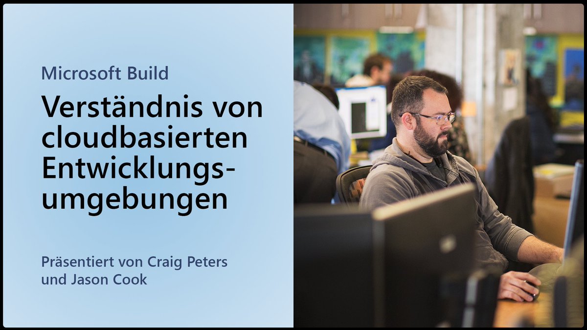 Erhalte Zugriff auf die neueste Hardware, die in der Cloud direkt neben deinem Quellcode und CI/CD-Servern läuft. Schaue dir diese Microsoft Build Session an, um einen Blick auf Microsoft #DevBox und #GitHub Codespaces zu werfen: msft.it/6016m3ucg