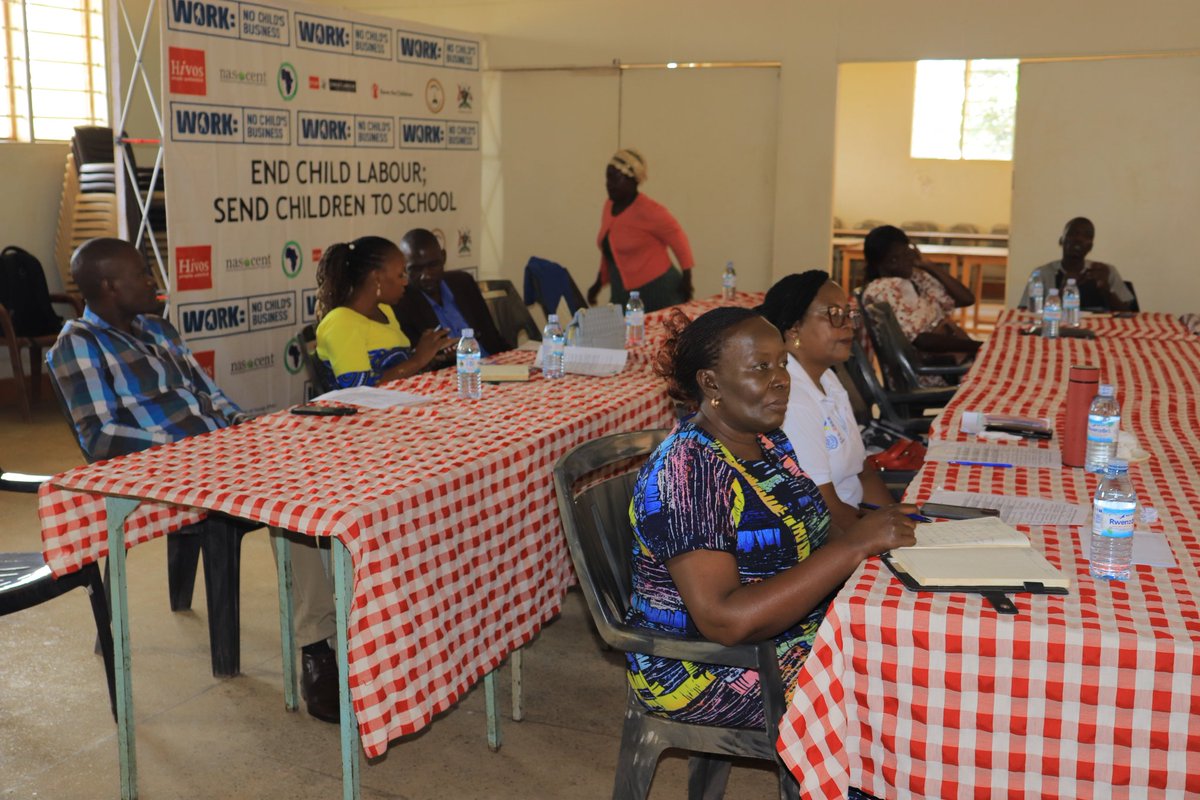 The <a href="/WNCB_org/">Work: No Child's Business</a> Uganda PROGRAM close out meeting for <a href="/BLocalgovt/">Busia District Local Government</a> is underway at Rand Hotel. 

Leaders from the district, sub country, mining companies , children among other are attending meeting which also doubles as a celebration of the many project  achievements this far. 1/3