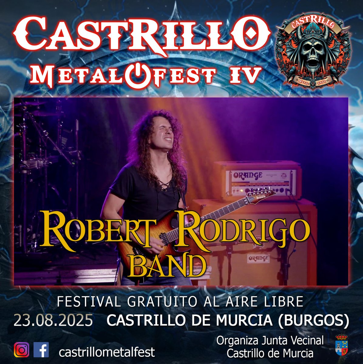 𝐂𝐚𝐬𝐭𝐫𝐢𝐥𝐥𝐨 𝐌
¡¡¡ Segunda confirmación !!!
𝗥𝗢𝗕𝗘𝗥𝗧 𝗥𝗢𝗗𝗥𝗜𝗚𝗢 𝗕𝗔𝗡𝗗
Tendremos el placer de disfrutar de la maestría a las 6 cuerdas de Robert Rodrigo que este mes editará su DVD "Live In Bilbao".
Primera confirmación:
Labyrinth (Italia)