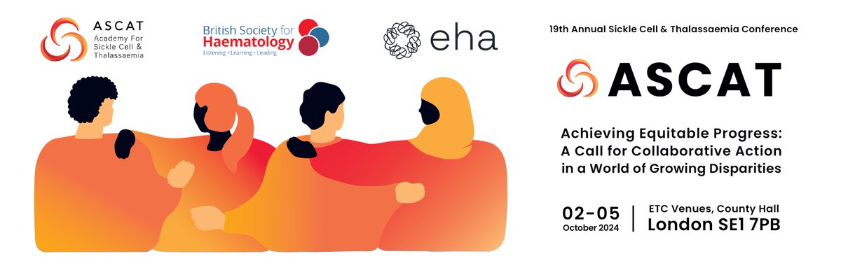 RCPath's tweet image. The Annual Scientific Sickle Cell and Thalassemia Conference (ASCAT) is a key event for professionals impacted by #hemoglobinopathies. It’s a platform for learning the latest in diagnosis, treatment &amp;amp; management of #SickleCell &amp;amp; #Thalassemia. 

Join: ow.ly/50hK50Th7Gg