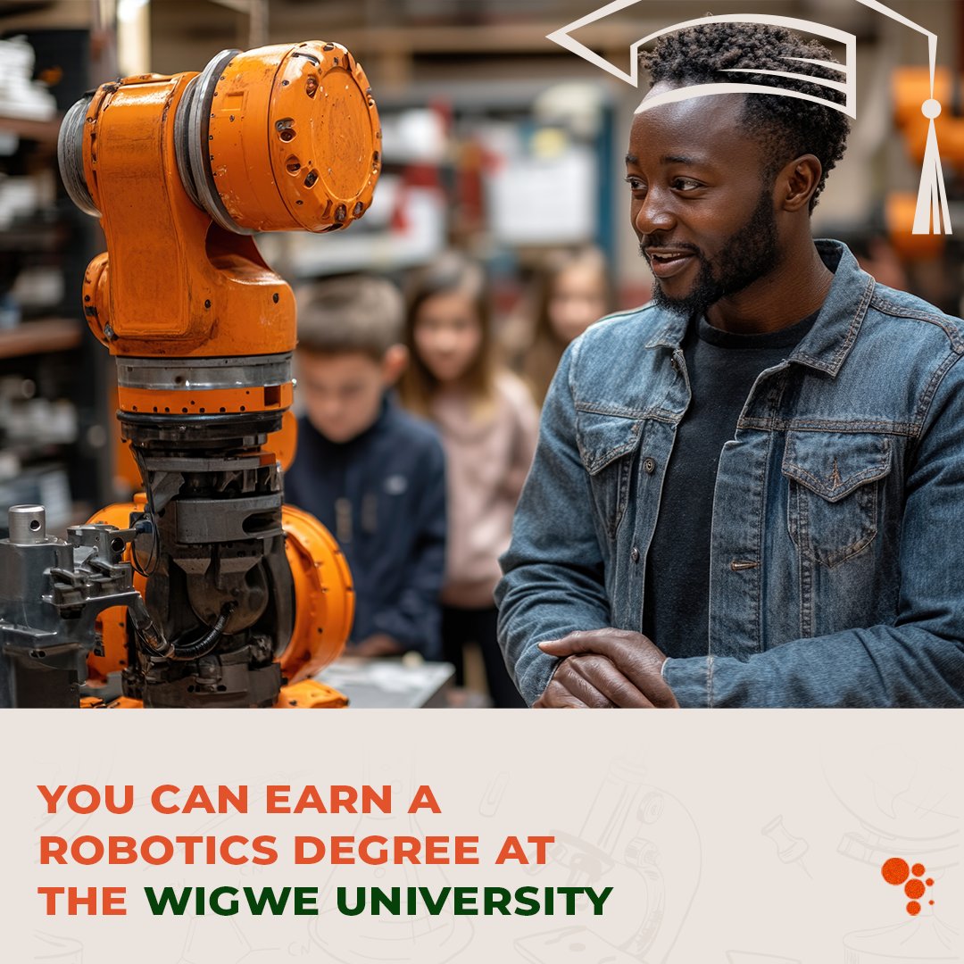 HOWFoundationNG's tweet image. Dive into a world of innovation and technology with a program designed to equip you with cutting-edge skills in robotics and automation. 

Wigwe University’s academic curriculum combines hands-on experience with advanced theoretical knowledge. 

#WigweUniversity #HOWFoundation