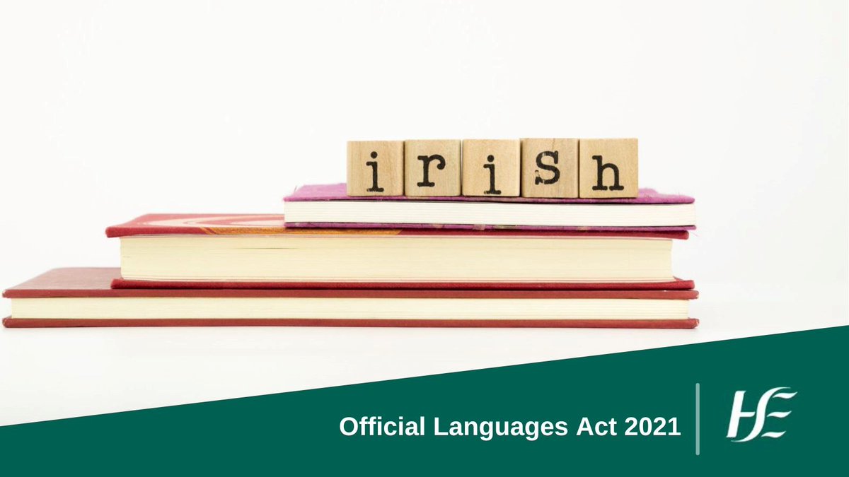 HSE email addresses that send 'out of office' or automated responses must be in Irish, or both Irish and English. The Irish language version must be first, followed by the English version. Find examples and translations in our useful resource: bit.ly/3XCWOhM