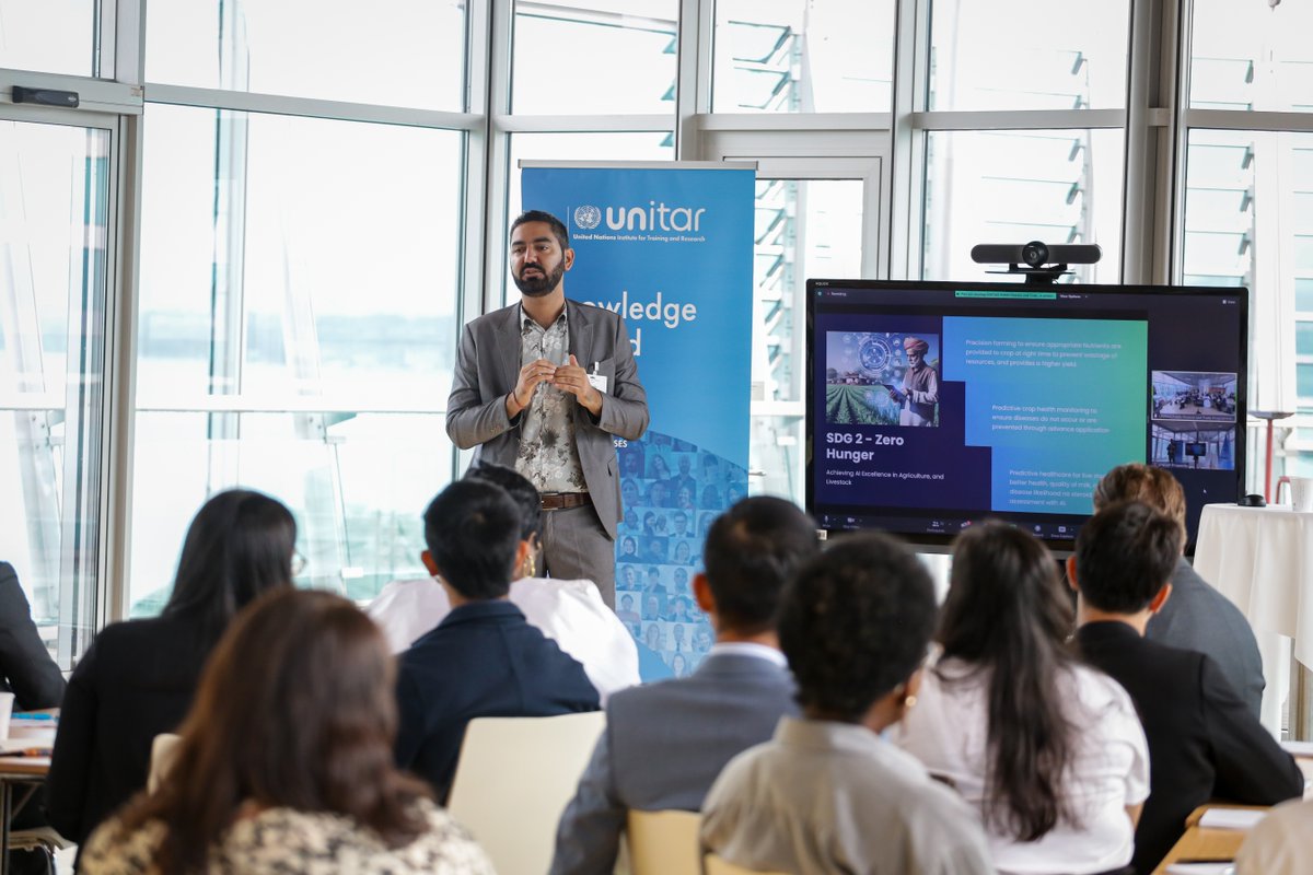 On 4th September 2024, UNITAR Division for Prosperity hosted a workshop “AI-Driven Sustainable Solutions – Pioneering Innovations to Overcome Global Challenges” 🤖🌏 in Geneva. 

Participants explored AI’s transformative potential across various sectors. #AI #Innovation