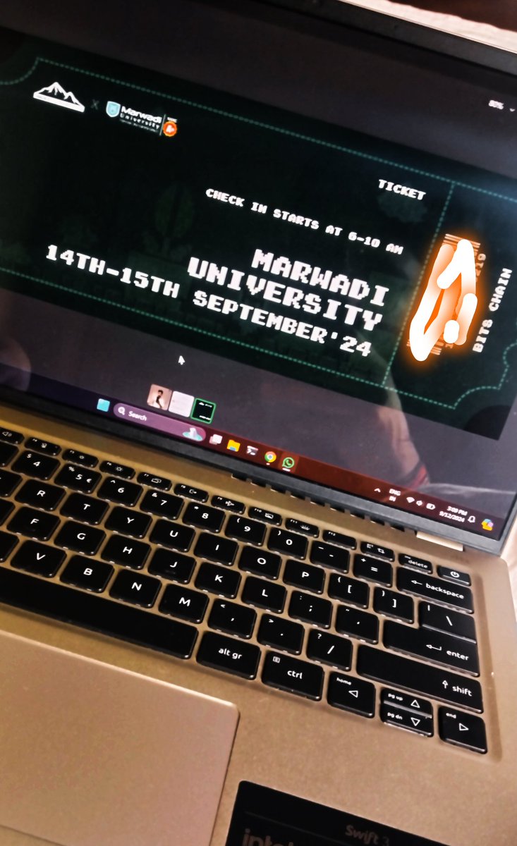 Shivam_2k3's tweet photo. Excited 🚀 to be part of Hackathon HTM organized by MLH with my amazing team 🫂. Ready for two days of coding,💻 learning, and collaboration.  Let’s go, team!✌️🔥 https://t.co/9C4KOOgVqb