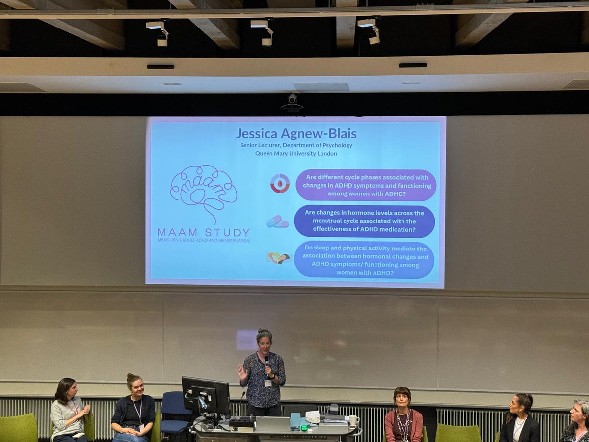 adhdlifelab's tweet photo. 6/7 🌟 Highlights from the 4M Conference in Exeter!

In June, our team had the honour of presenting at the 4M Conference, focusing on menstrual health, menopause, and mental health. Our lab lead, @agnew_blais , showcased her research on the impact of menstrual cycles on ADHD symptoms.

Special congratulations to our PhD student, @AmandineSnquier, for her remarkable poster presentation titled "Exploring the Lived Experiences of Young Women with ADHD: A Qualitative Study Protocol."

We thank @4mhealth organisers for this opportunity and look forward to future conferences! 

#4MConference #4m2024 #ADHDResearch #WomensHealth