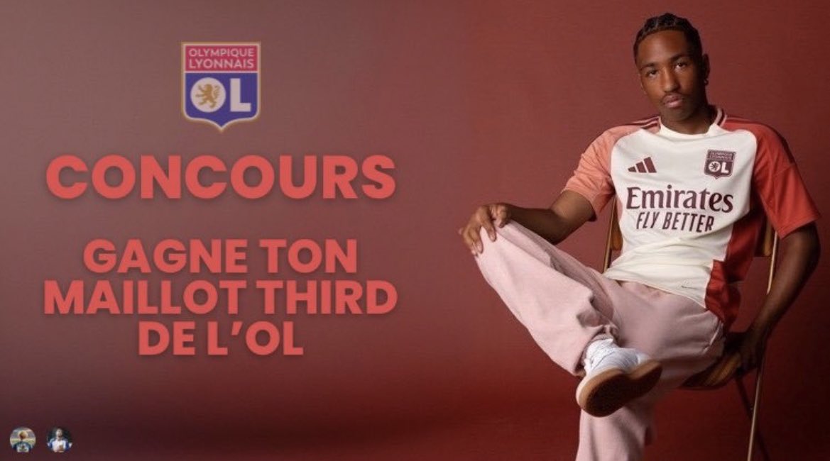 Dududinho10's tweet image. 🚨 CONCOURS 🚨
Avec @samquelplaisir on vous fait gagner le nouveau maillot third de l'OL

Pour participer follow @samquelplaisir et
@Dududinho17 et RT le tweet

TAS le 01.08 🍀