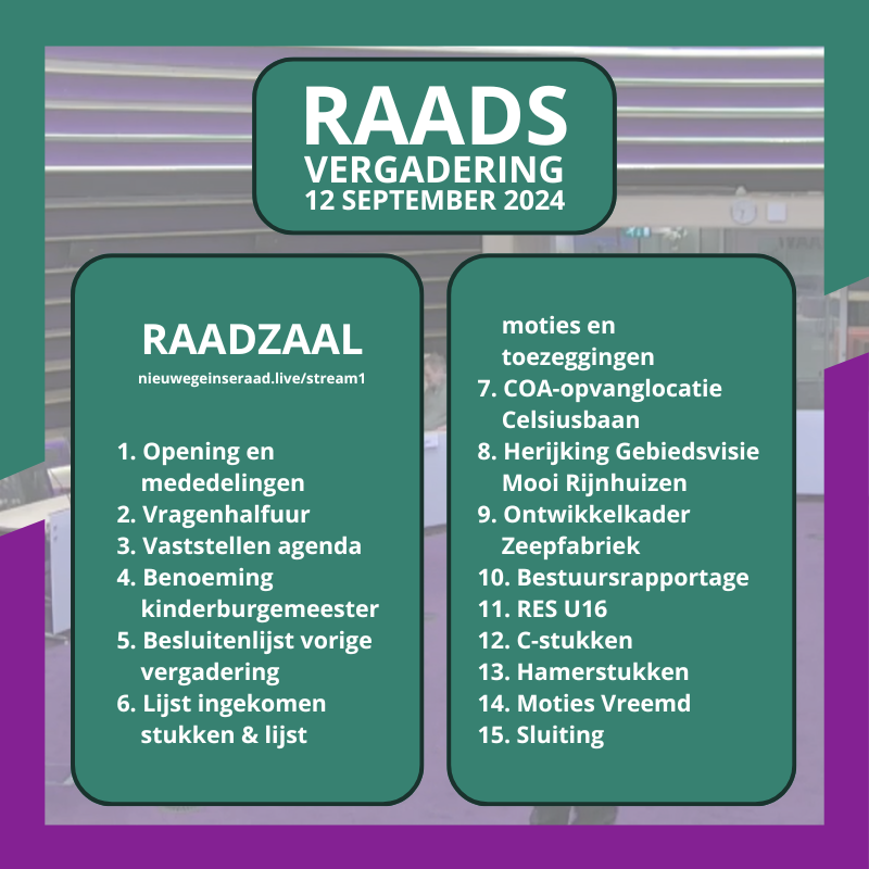 #Raadsvergadering, yeah! Extra bijzonder deze maand, want #Nieuwegein verwelkomt de #kinderburgemeester, die officieel wordt benoemd door de grotemensenburgemeester. Overige onderwerpen: zie de agenda op nieuwegeinseraad.live/stream1 #politiek #democratie Vanaf 19.30 in de Raadzaal!