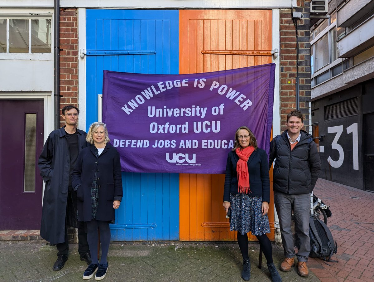 Oxford UCU (@oxforducu) on Twitter photo We’re back outside Reading Employment Tribunal to support our members <a href="/RebeccaAbrams2/">Rebecca Abrams</a> and <a href="/JollyAlice/">Alice Jolly</a>! 1/4 We’re back outside Reading Employment Tribunal to support our members <a href="/RebeccaAbrams2/">Rebecca Abrams</a> and <a href="/JollyAlice/">Alice Jolly</a>! 1/4