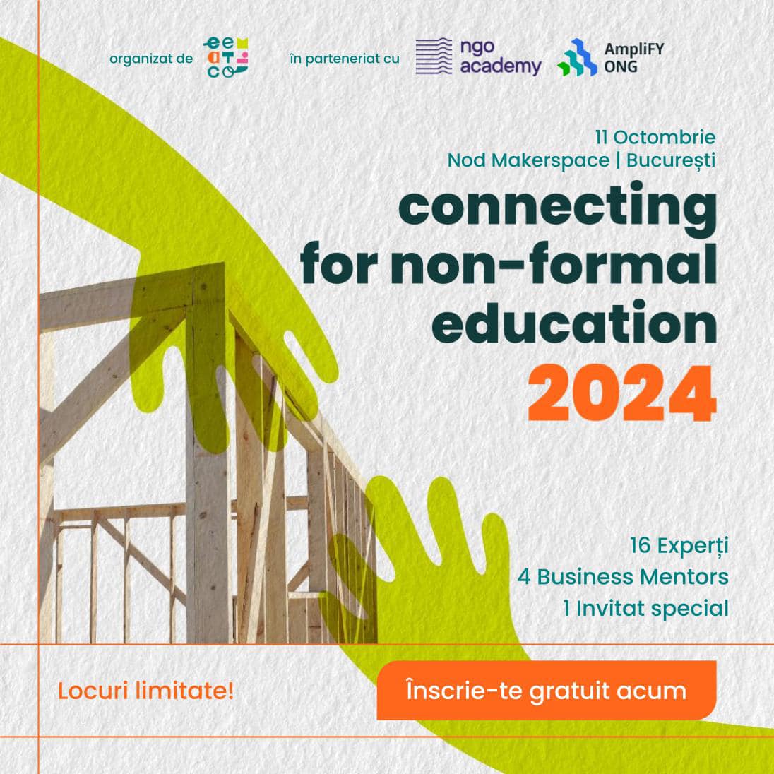 După entuziasmul și energia primei ediții, Connecting for Non-Formal Education revine în forță în 2024, gata să continue misiunea de a transforma educația non-formală. 🤝👩🏼‍🏫🧑🏽‍💼Înscrie-te acum 👉 bit.ly/connecting4non…