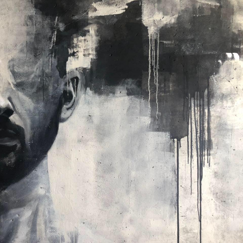 travislima's tweet image. Here is some mural artwork at a local coffee shop.
I can totally relate to this guy on some mornings.
#SleepingNextToAToddler 😄