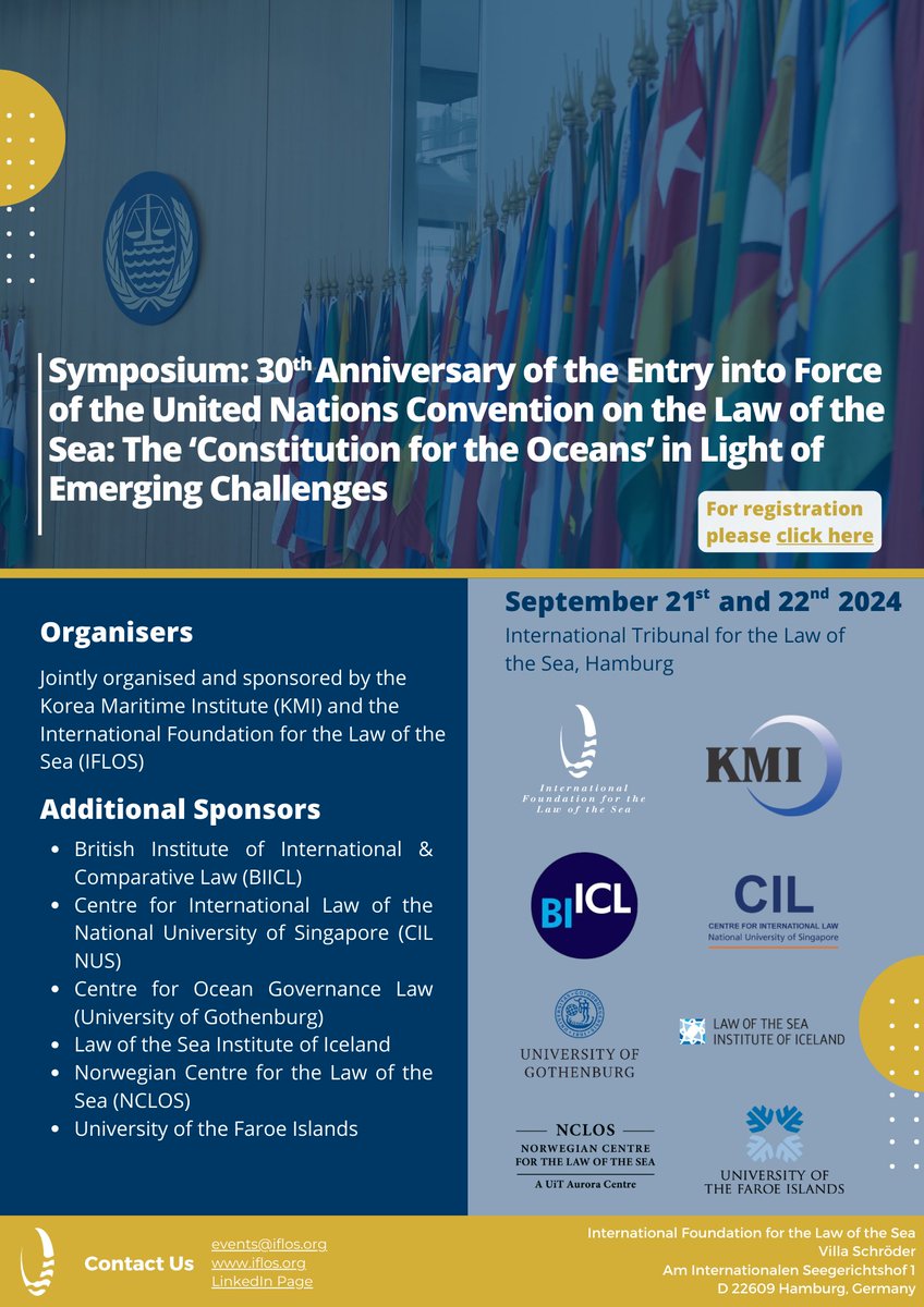 International Foundation for the Law of the Sea tweet media