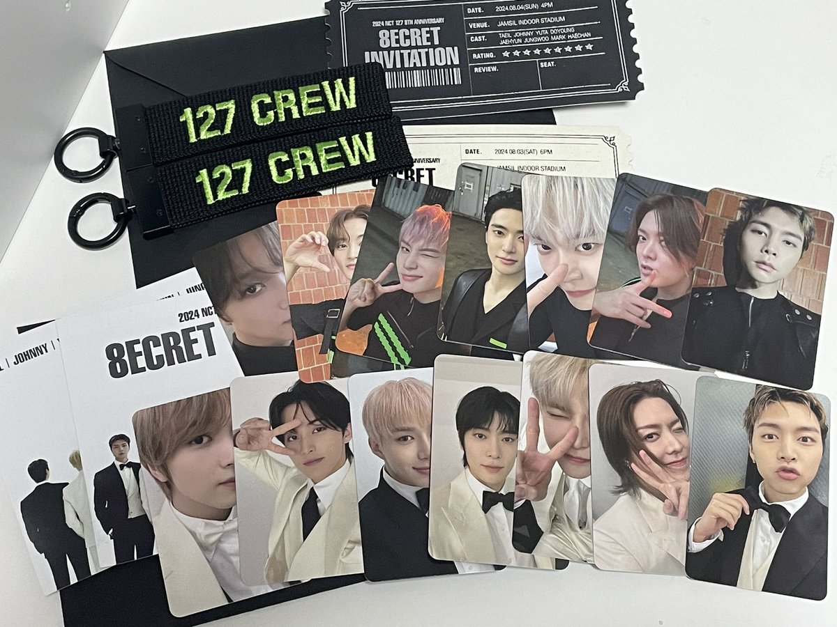 dodoxxxxx12's tweet photo. 2024 NCT 127 8TH FANMEETING

엔시티 127 팬미팅 입장포카 일괄양도

8/3 + 8/4 2day

ALL 8

sell ⭕️
인증 ⭕️

입장포카 nct 127 nct 엔시티 도영 재현 정우 유타 쟈니 마크 해찬 포토카드 포카 sm smoke 삐그덕 walk https://t.co/r8TYmkrWlf