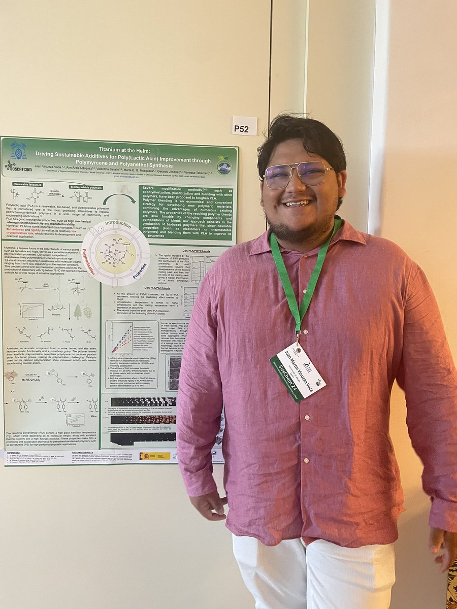 SOSCATCOM Group (@soscatcom) on Twitter photo Last week our team attended to #SusChem24. Great opportunity to share our scientific efforts in many chemical areas! Good job 💪🏻 <a href="/ChRentero_/">Christian Rentero</a> <a href="/Esthermula21/">Esther μla</a> <a href="/jm_vinueza/">Joan Martín Vinueza</a> <a href="/MartaEGMosquera/">MartaEGMosquera</a> Last week our team attended to #SusChem24. Great opportunity to share our scientific efforts in many chemical areas! Good job 💪🏻 <a href="/ChRentero_/">Christian Rentero</a> <a href="/Esthermula21/">Esther μla</a> <a href="/jm_vinueza/">Joan Martín Vinueza</a> <a href="/MartaEGMosquera/">MartaEGMosquera</a>
