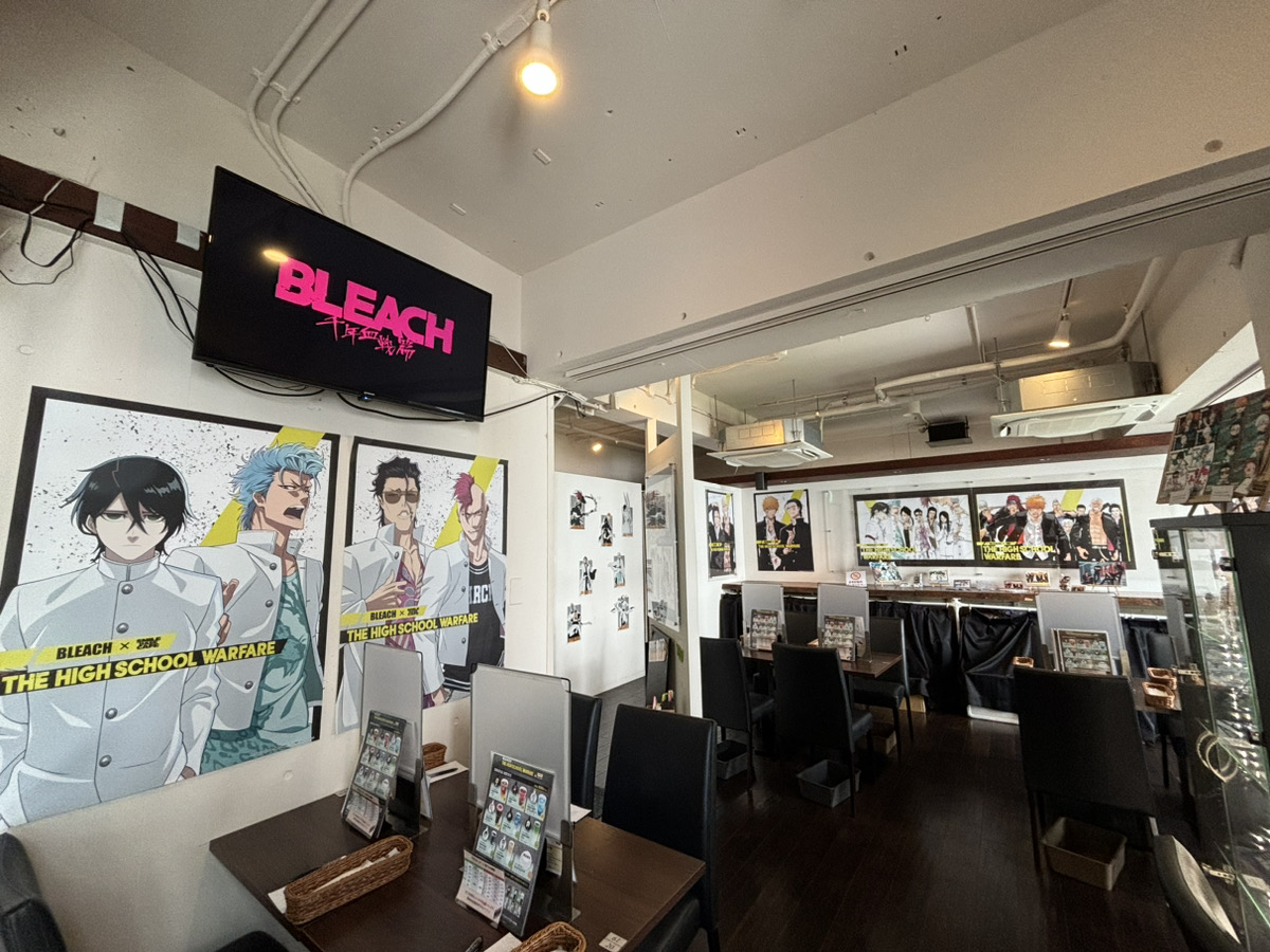 アニメ #BLEACH 20周年記念コラボカフェ 「THE HIGH SCHOOL WARFARE