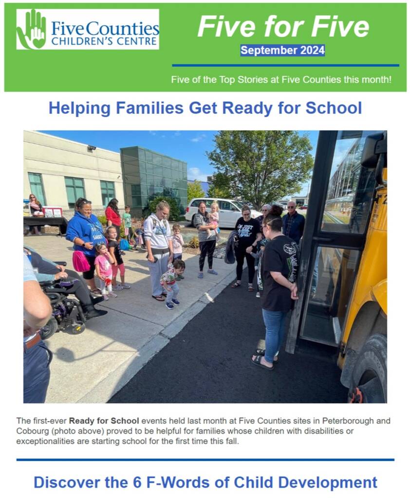 5CountiesKids's tweet photo. September is almost over, but thereโs still time to catch up on this monthโs #FiveForFive newsletter to learn all thatโs going on at Five Counties. Even better, sign up to receive our newsletter every month so youโre always in the know.
๐ฐ https://t.co/8eagOH1LsA https://t.co/pVFoUtEudZ