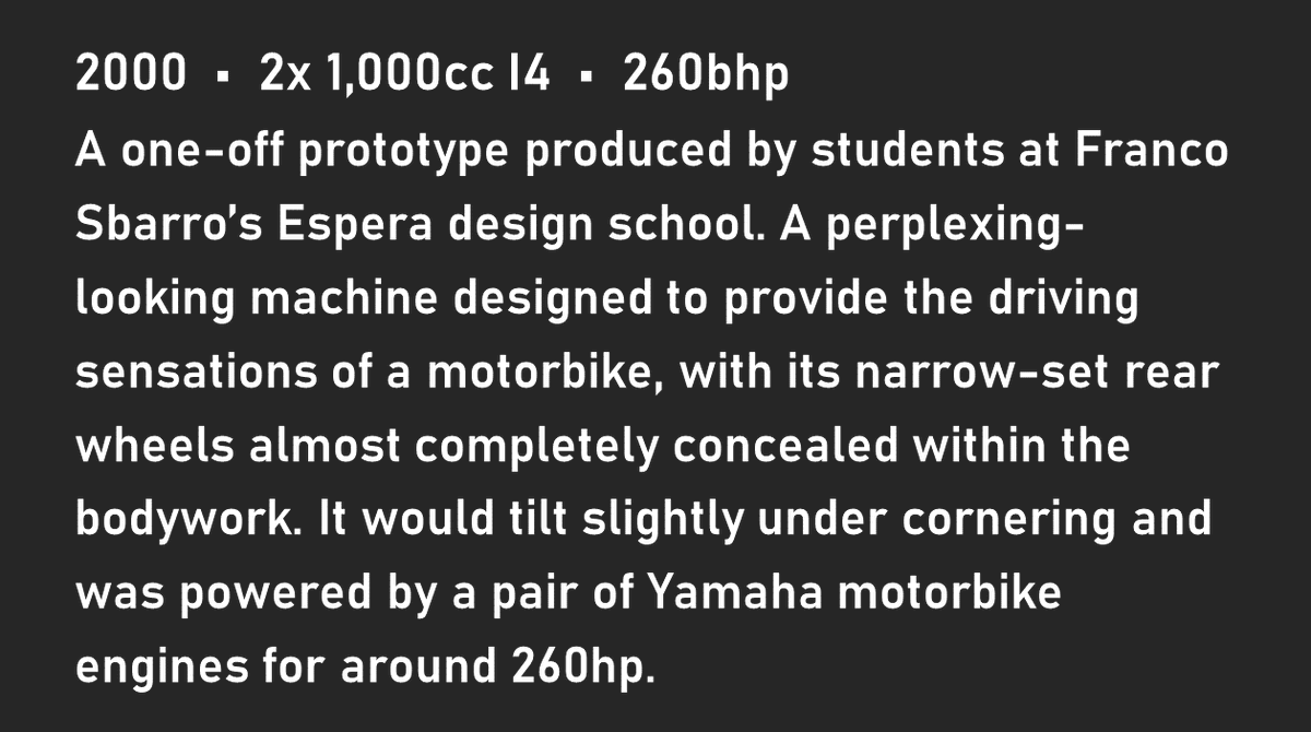 Obscure Supercars tweet media