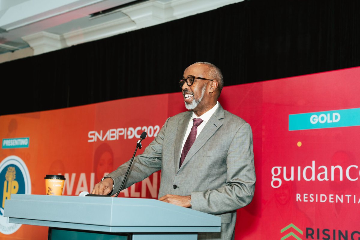 Honored to receive the Lifetime Award from #SNABPI. This recognition reflects the collective efforts of my incredible team, my family's unwavering support, &amp; the inspiring leadership of Somalia. To the youth &amp; diaspora, let’s build a prosperous 🇸🇴 &amp; uplift it on the global stage.